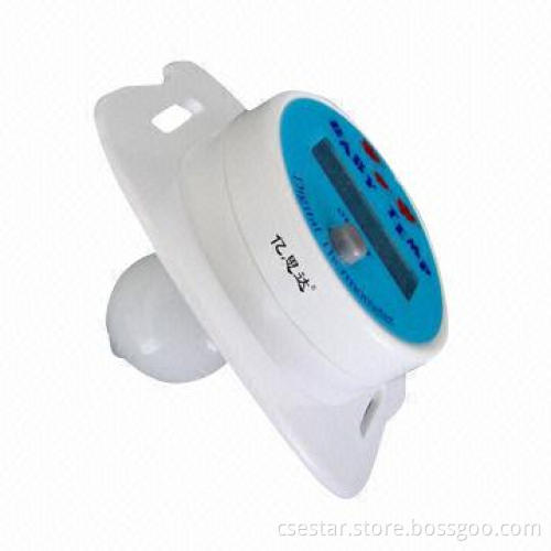 High-quality waterproof baby nipple thermometer with plastic blister box